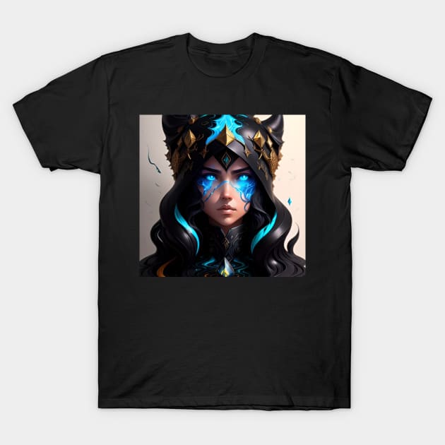 woman mage ilustration T-Shirt by dreamistdesign